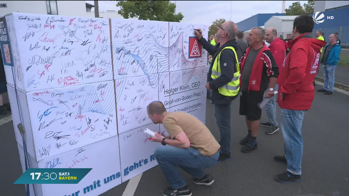 Proteste in Bayern: ZF Friedrichshafen plant Stellenabbau