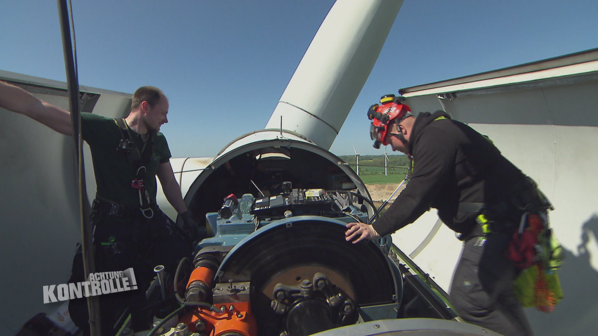 Windräder-Wartung in extremer Höhe