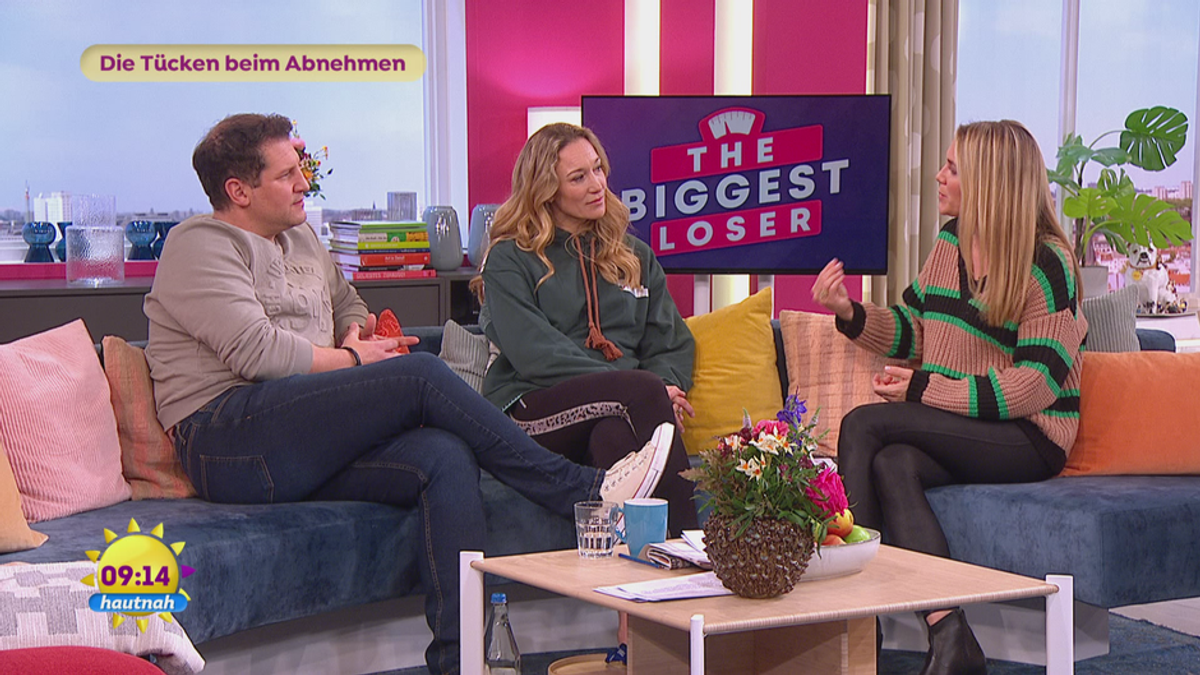 "Biggest Loser": Ramin Abtin und Dr. Christine Theiss zu Besuch