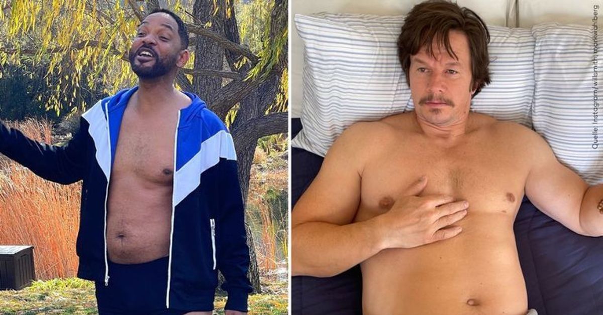 Sexy Dad-Bod-Transformation: Hollywoodstars präsentieren ihre Corona-Plauzen