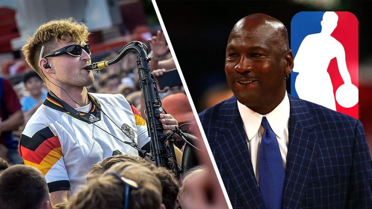 Andre Schnura 2.0? NBA-Legende Michael Jordan von Saxofon-Spieler überrascht