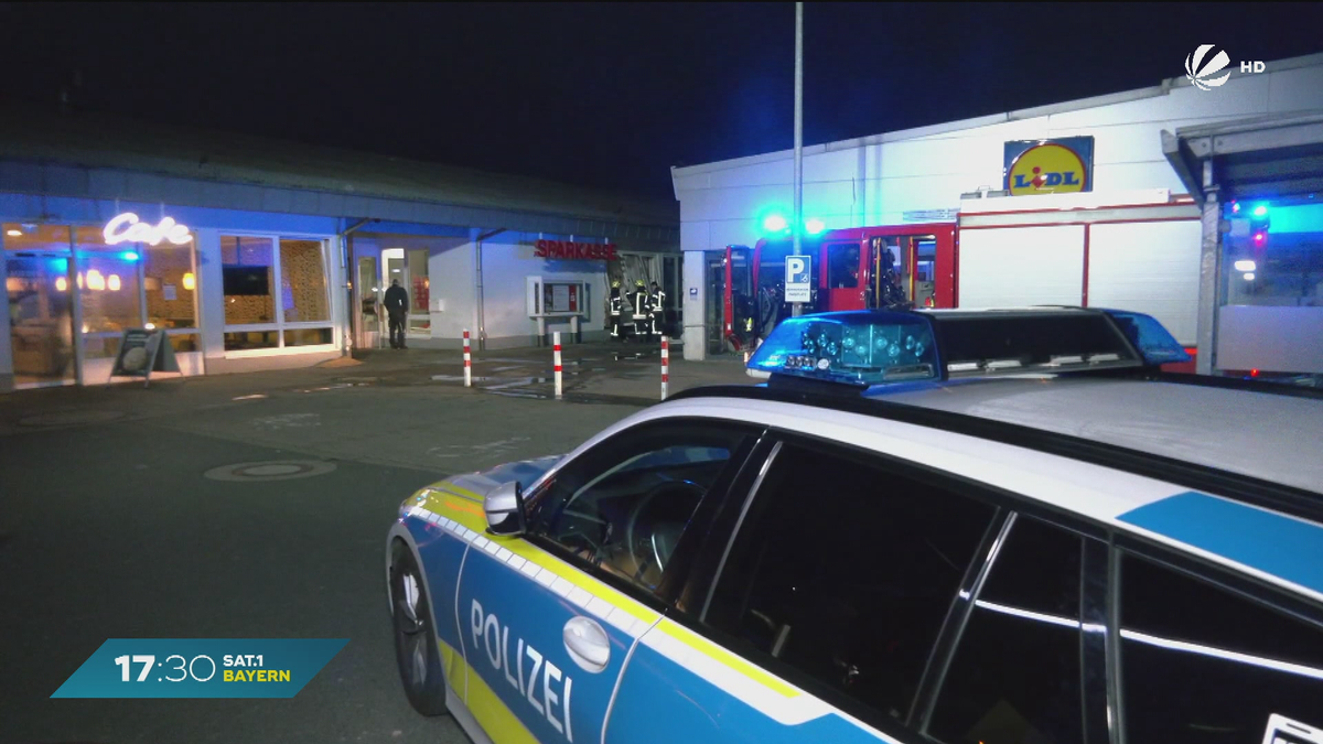 Doppelte Geldautomatensprengung in Erlangen: Täter auf der Flucht