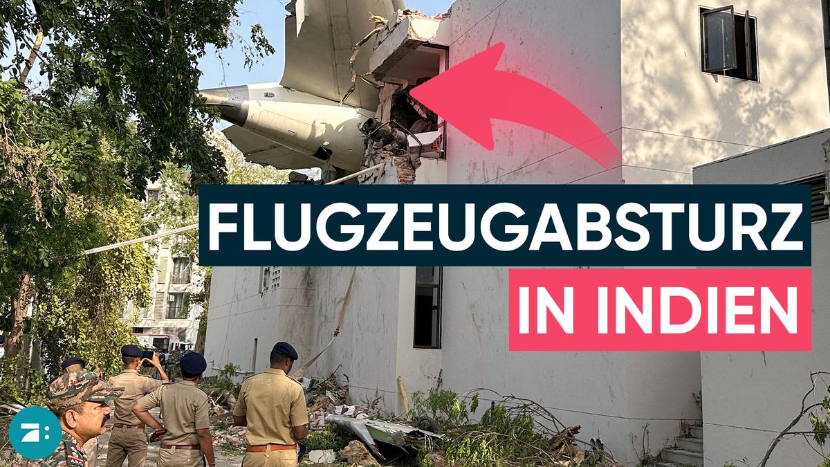 Flugzeugabsturz über indischer Metropole
