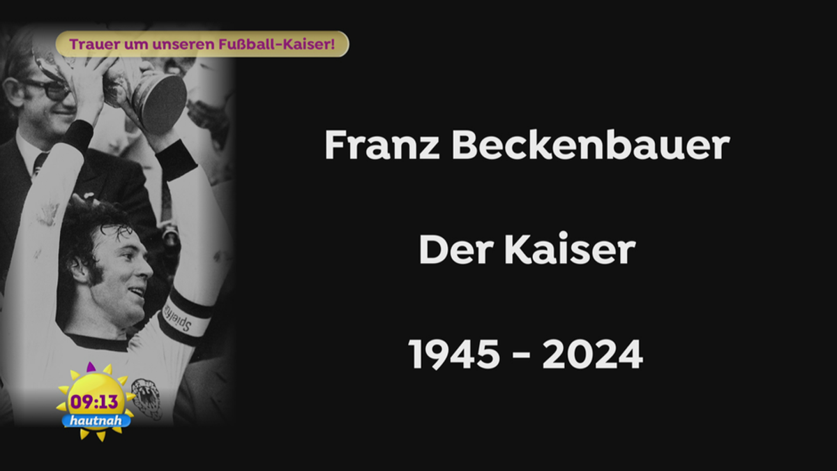 Trauer um Franz Beckenbauer