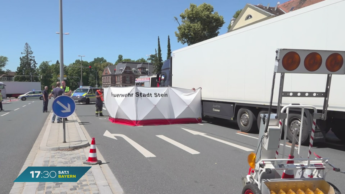 Tödlicher Unfall in Nürnberg: Fußgänger wird von Lkw überrollt