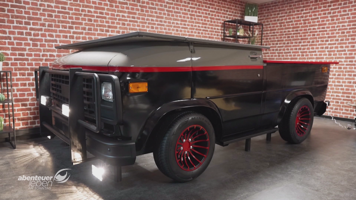 Coole Automöbel: Der A-Team-Van als Bar