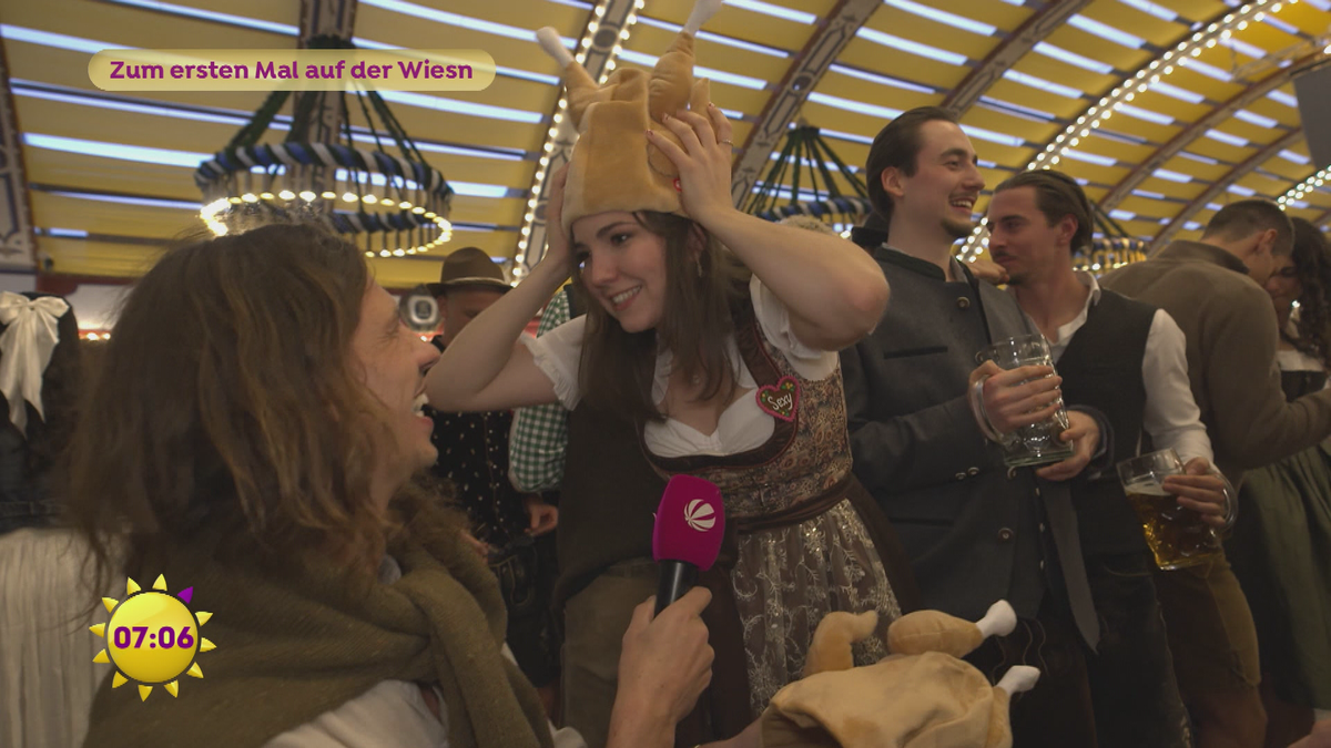 Zum ersten Mal auf der Wiesn