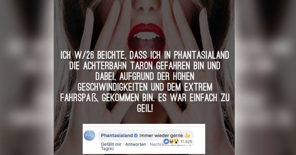 Orgasmus im Phantasialand: Frau macht Sex-Beichte