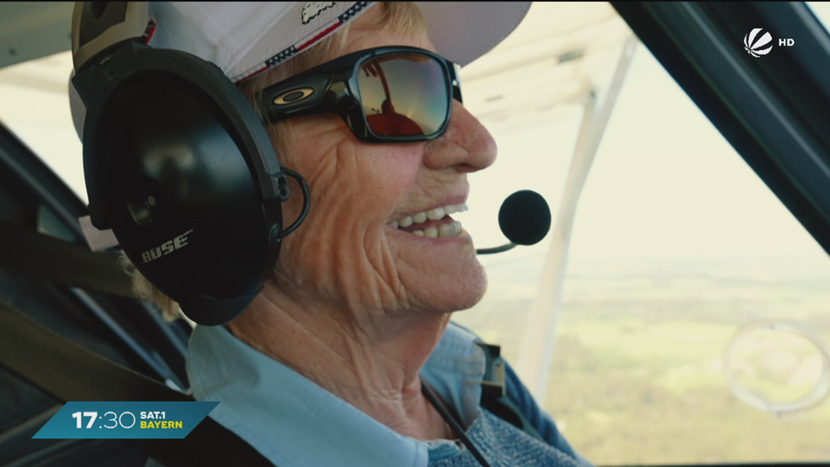 Mit 85 über den Wolken: Ingrid Hopman ist Bayerns älteste Pilotin