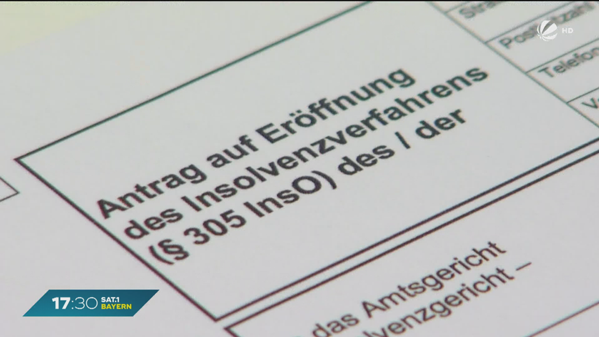 Mehr Pleiten in Bayern: Über 13.000 Insolvenzverfahren im Jahr 2024