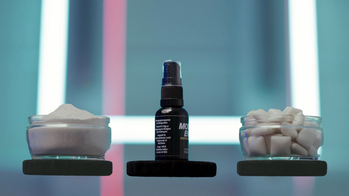 Der stärkste Koffein-Kick: Spray, Kaugummi oder Pulver?