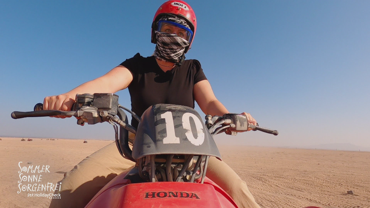 Urlaubsabschluss: Mit dem Quad durch die Wüste brettern