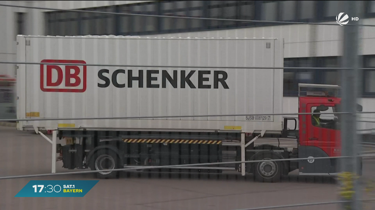 Demonstration in Nürnberg: DB Schenker-Mitarbeiter fürchten um ihre Jobs