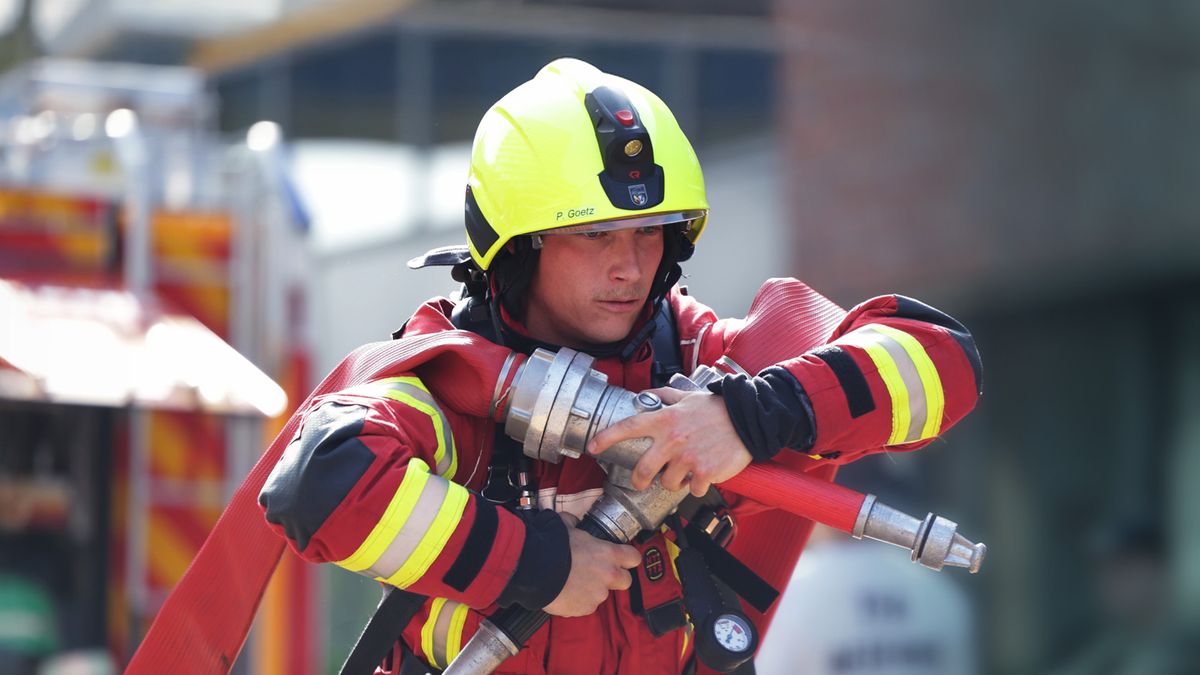 Wettbewerb der Feuerwehrleute-Elite