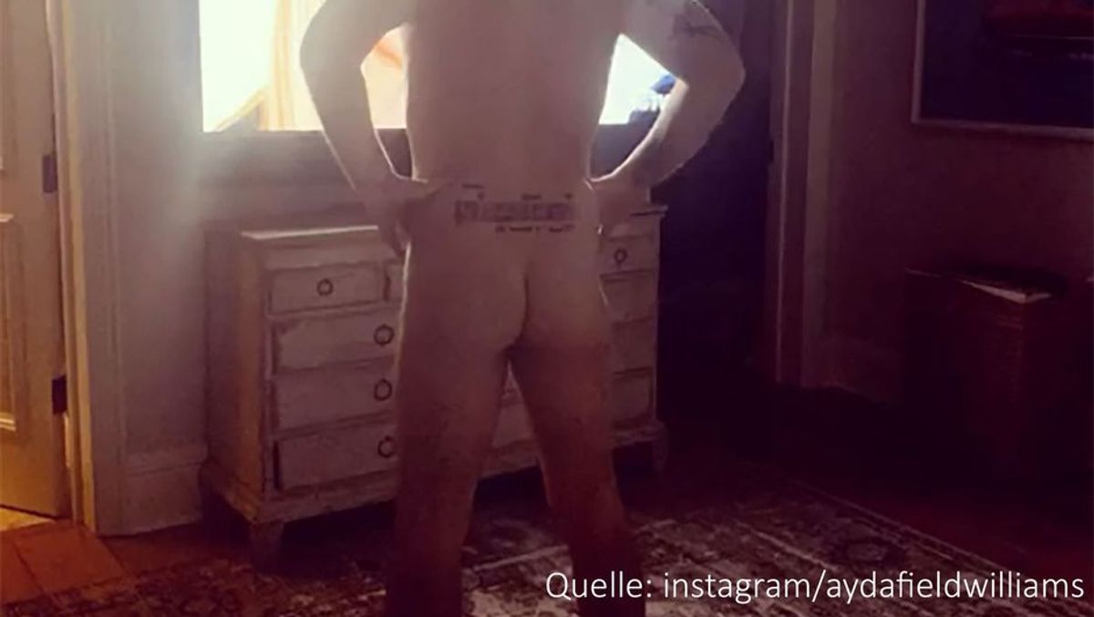 Komplett nackt auf Instagram: Wem gehört dieser Arsch?