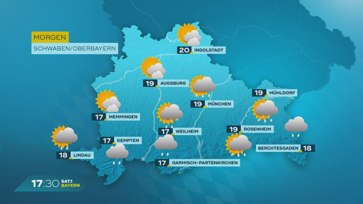 Das Bayern-Wetter vom 14.06.2024: Sonniges Wochenende in Bayern?