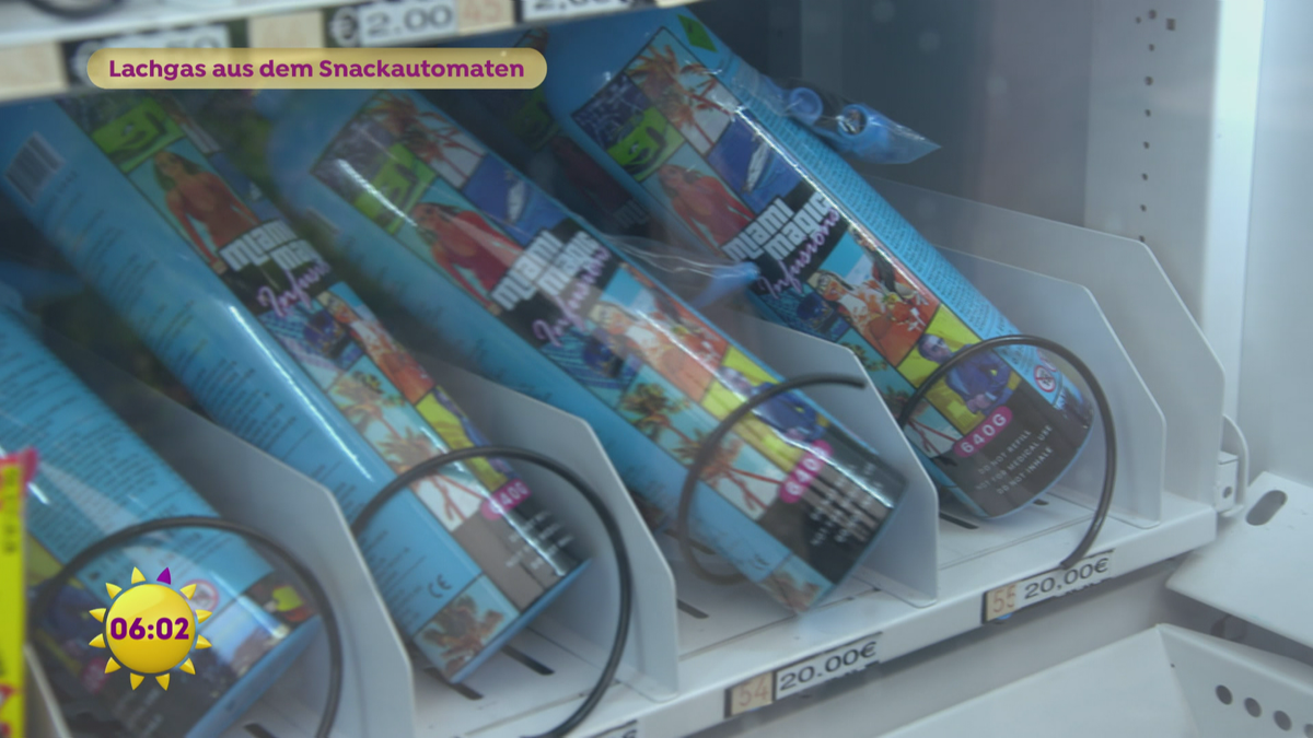 Party-Droge Lachgas aus dem Automaten