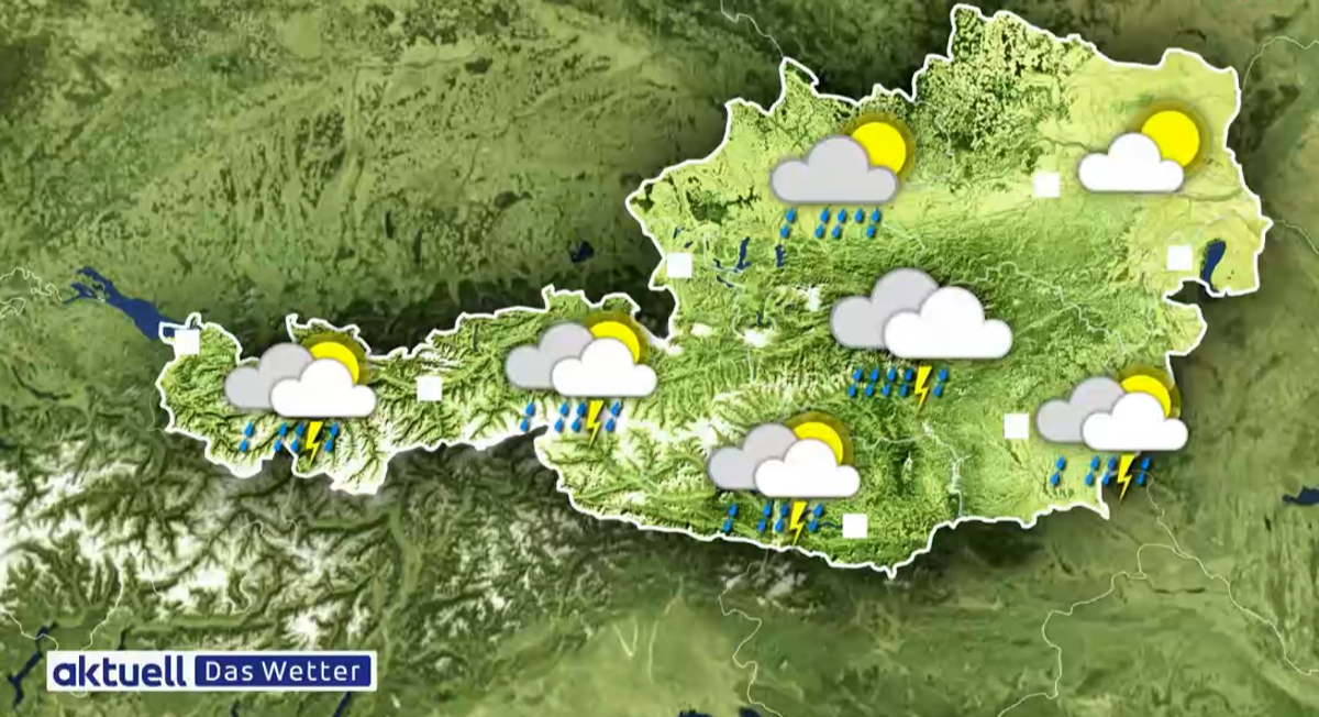 Aktuell: Das Wetter vom 19.08.2025