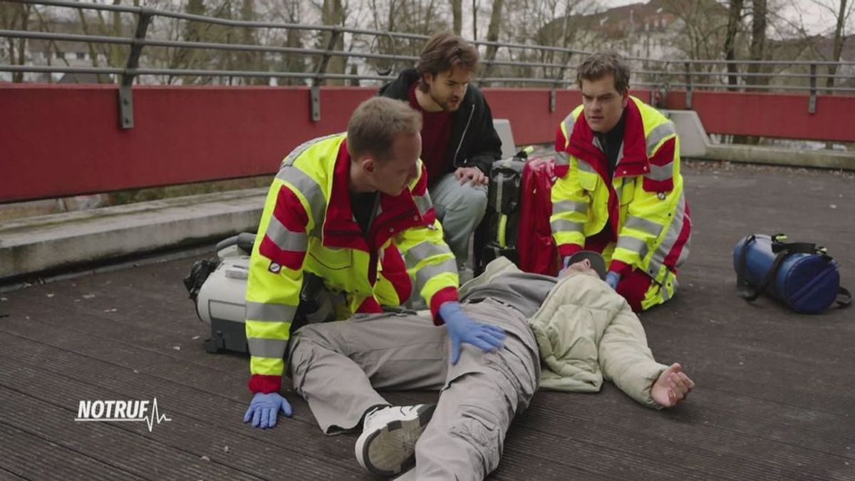 Sechs-Meter-Sturz beim Parkour