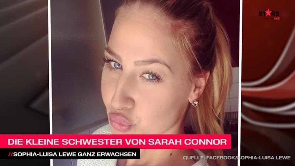 Krass! So erwachsen ist Sarah Connors Schwester