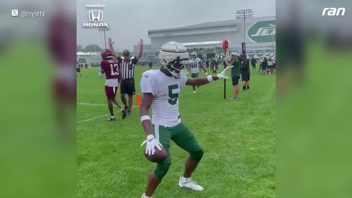 NFL: Im strömenden Regen! Jets-Star zerlegt Commanders