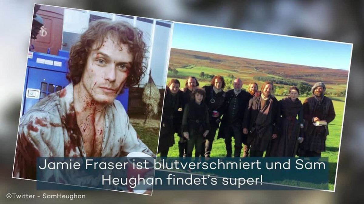 Twitter-Pics hinter den Kulissen: Sam Heughan zeigt private „Outlander“-Bilder