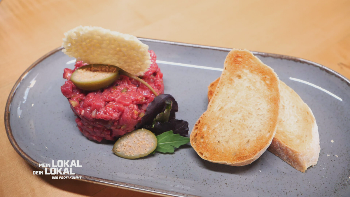 Beef Tatar im Irish Pub
