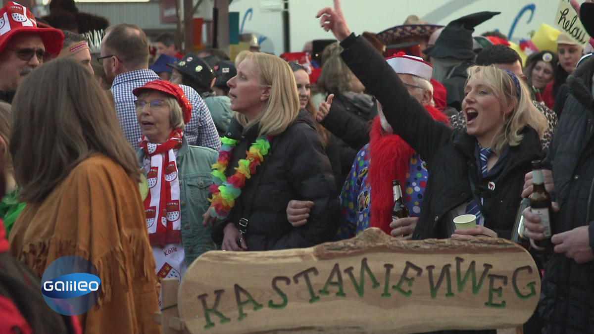 Karneval in besser: Blumen pflanzen mit Konfetti