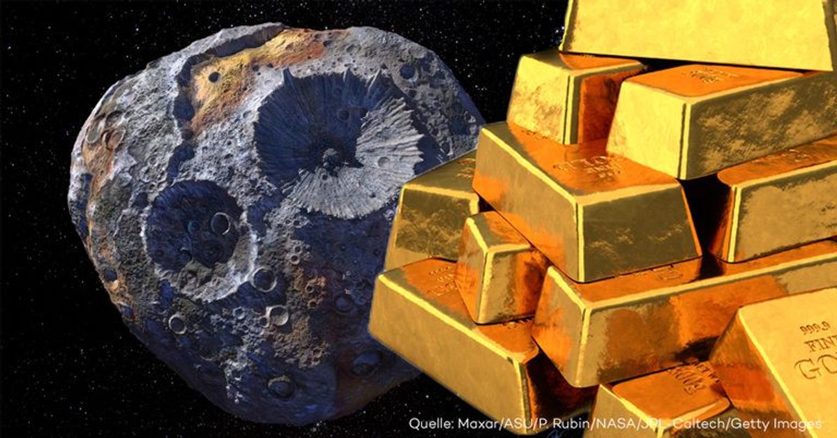 Mysteriöser Asteroid aus Gold soll uns alle zu Milliardären machen können