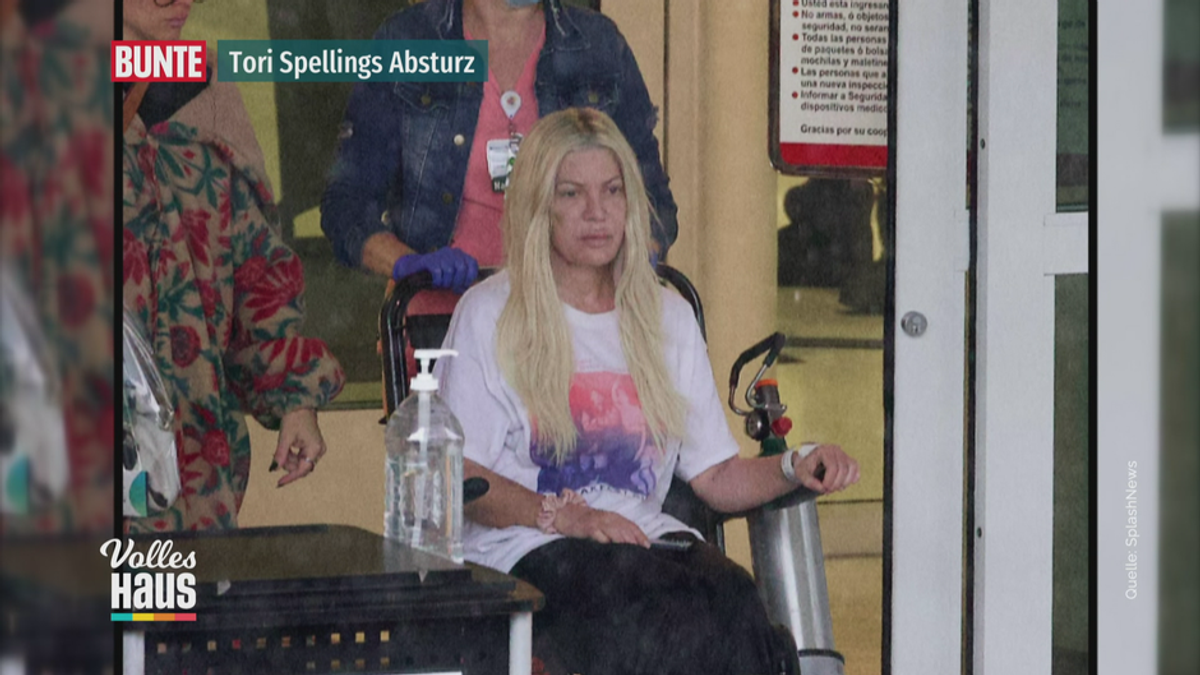 BUNTE - live: Große Sorge um Tori Spelling