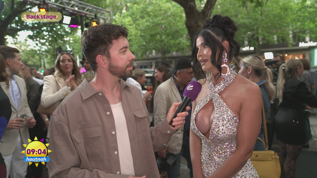 Backstage: Heino und Micaela Schäfer