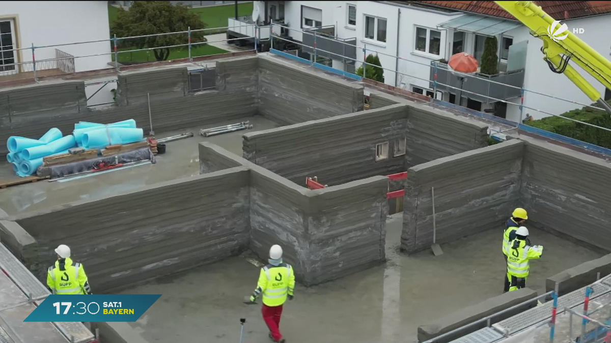 Mehrfamilienhaus aus 3D-Drucker? Herstellung in Vöhringen