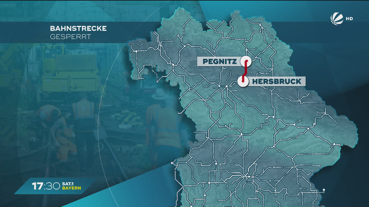 Bahnstrecke in Mittelfranken gesperrt: Ersatzbusse und Kritik aus der Politik
