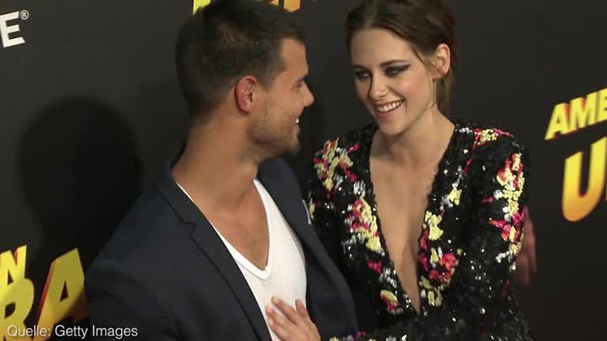 Kristen Stewart mit Taylor Lautner auf Premiere