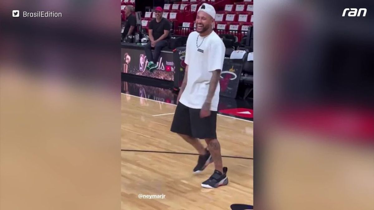 "Get the f*** out": NBA-Star kann Trickshot von Neymar nicht fassen