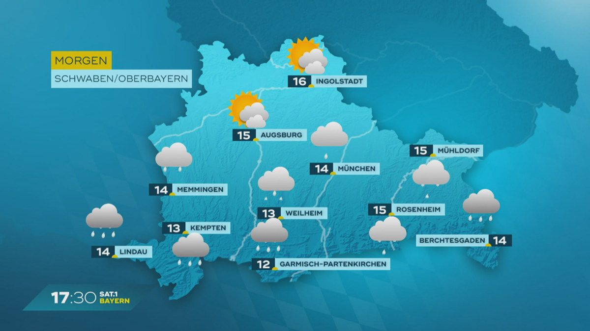 Das Bayern-Wetter vom 10.06.2024: Sonne im Freistaat?