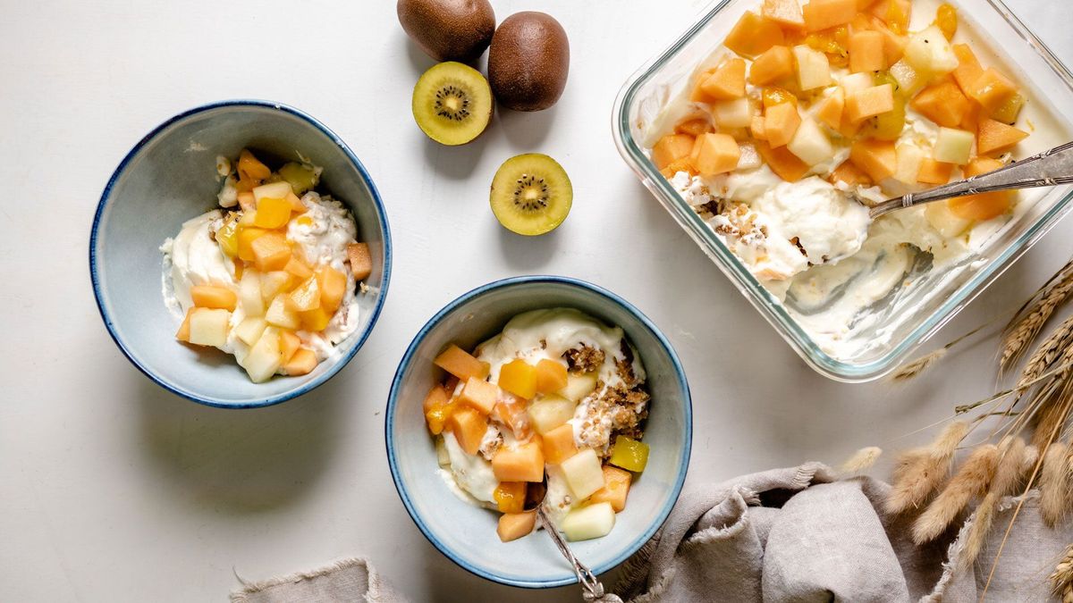 Mango & Melonen Jelly Cake