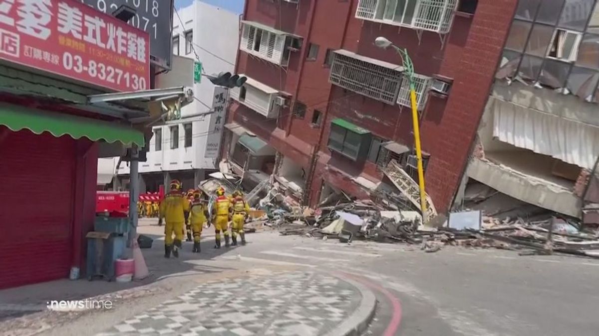 Tödliches Erdbeben: Taiwan wird vom stärksten Beben seit 25 Jahren erfasst