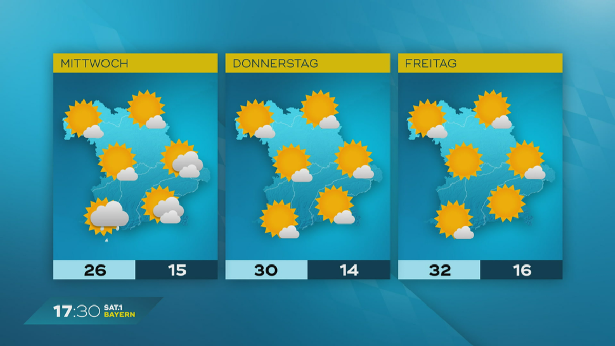 Das Bayern-Wetter vom 15.07.2024: Wie geht’s nach Hagel weiter?