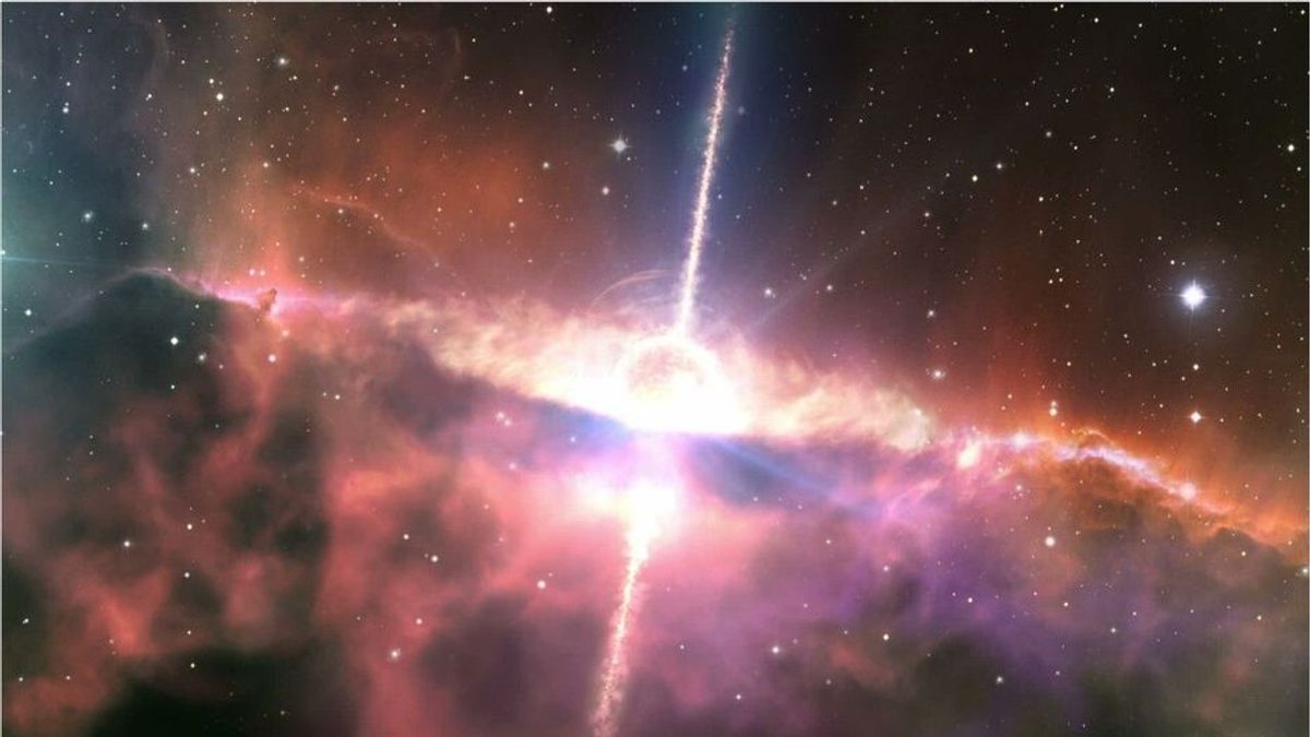 Hier rast der Rest einer gewaltigen Stern-Explosion durchs Weltall