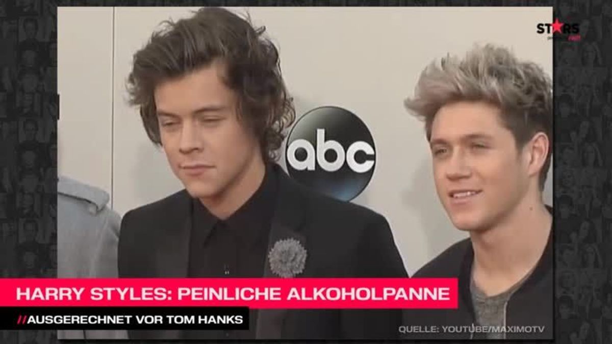 Harry Styles: Peinliche Alkohol-Panne mit Tom Hanks
