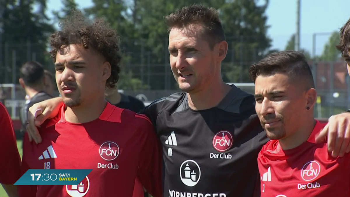 Neuer Trainer beim 1. FC Nürnberg: Miroslav Klose leitet erstes Training