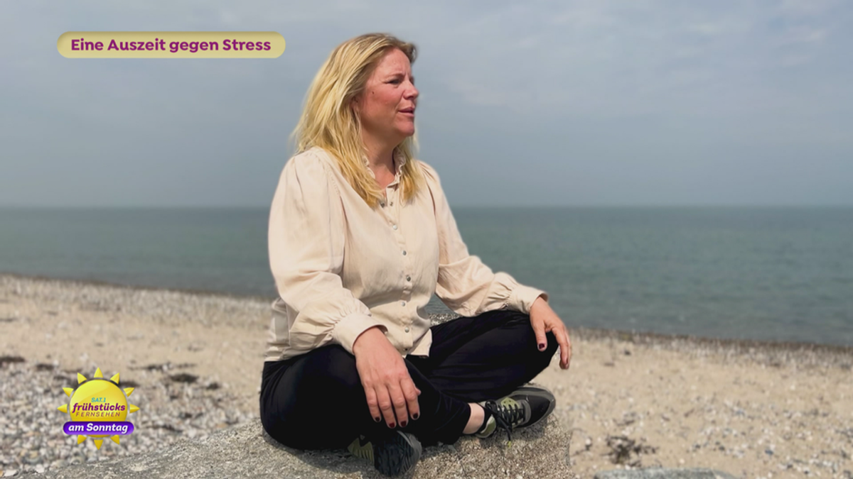 Eine Auszeit gegen Stress im Alltag: Charlotte Karlinders Gesundheitstipp