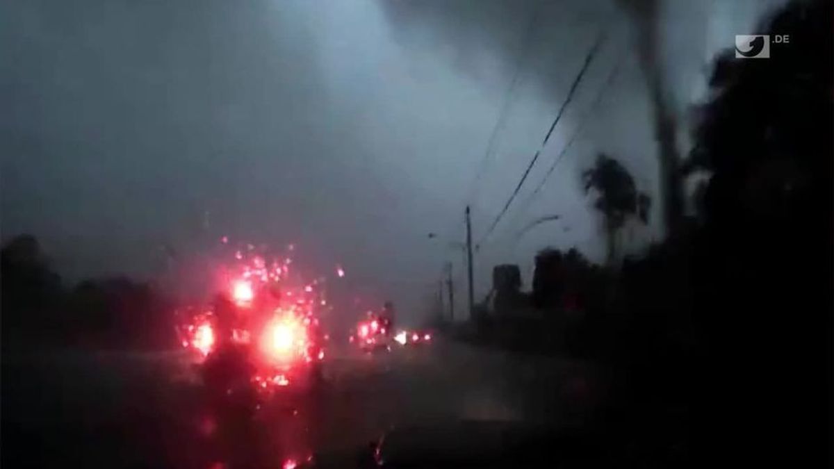 Fluchender Verkehrsrowdy rast am Tornado vorbei