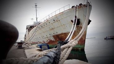Die verlassene Yacht