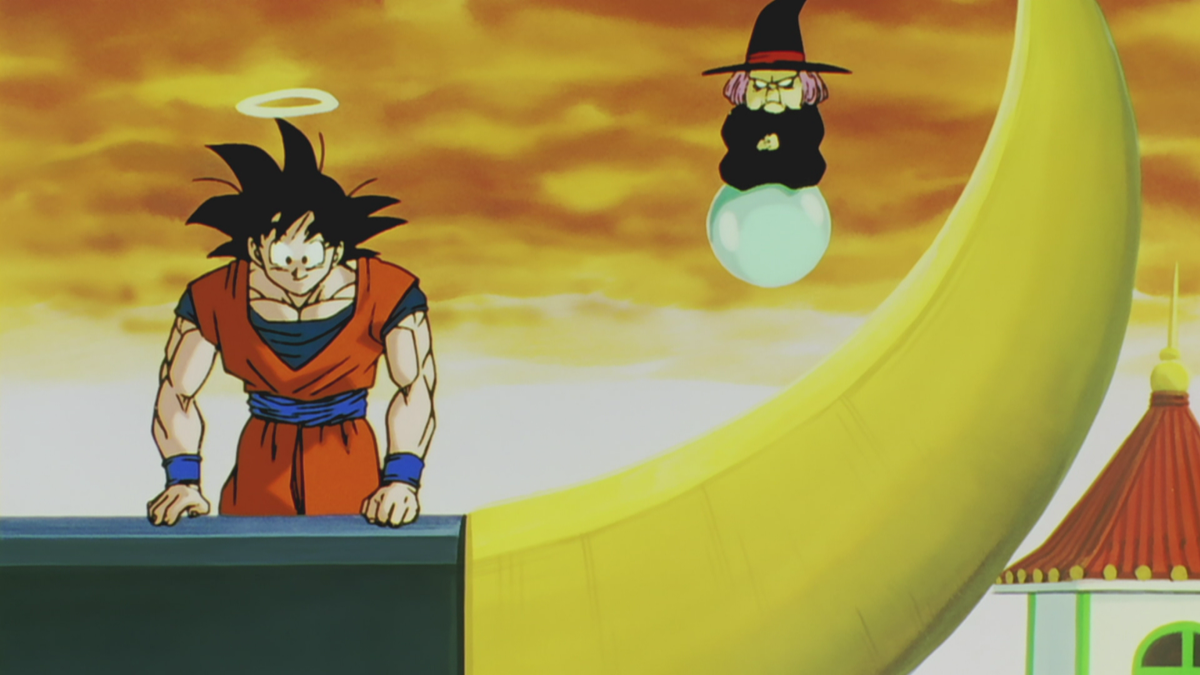 Tschüss Leute Son Goku kehrt ins Jenseits zurück