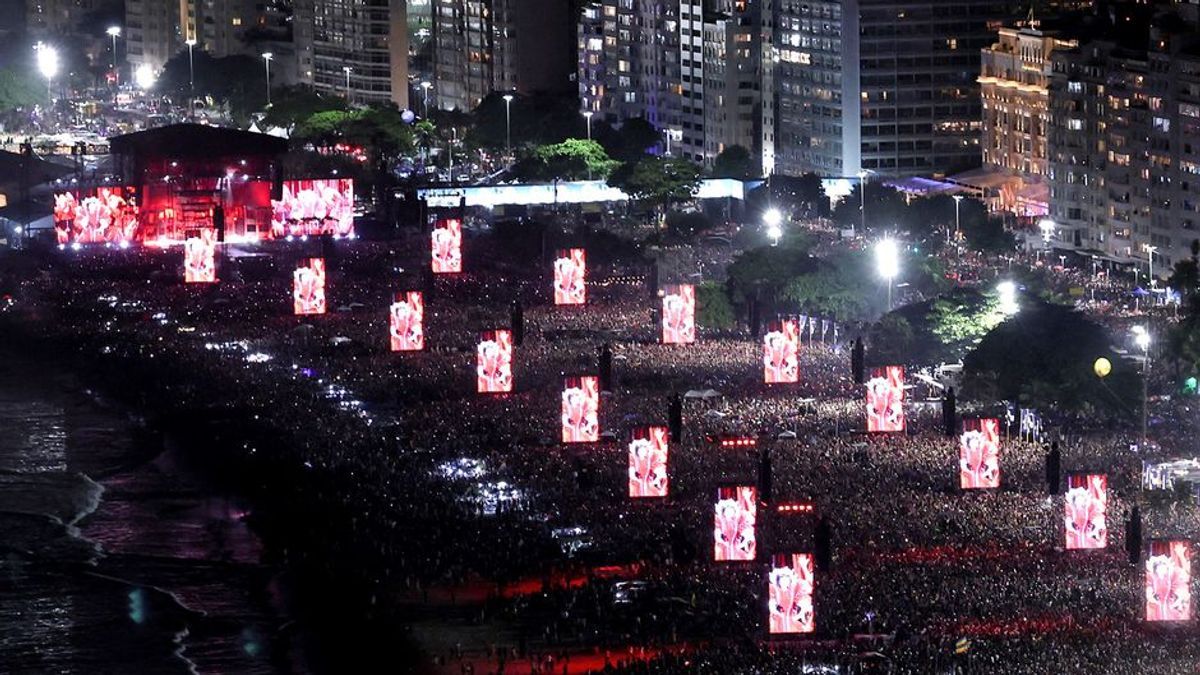 Mega-Konzert von Lady Gaga in Rio