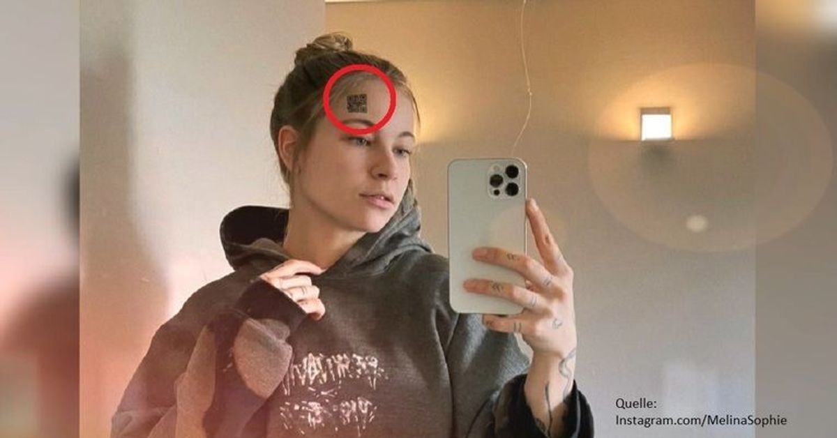 "Next Level Influencer": Internetstar lässt sich QR-Code auf die Stirn tätowieren