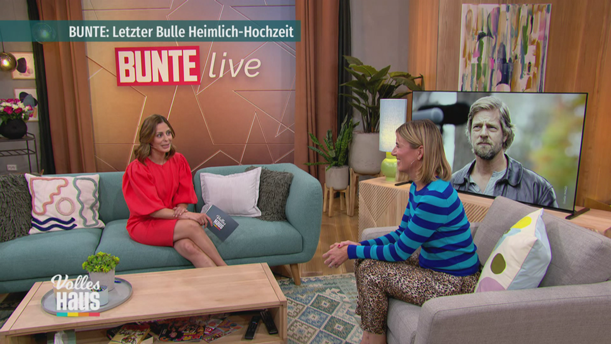 BUNTE - live: Heimliche Hochzeit bei Henning Baum 