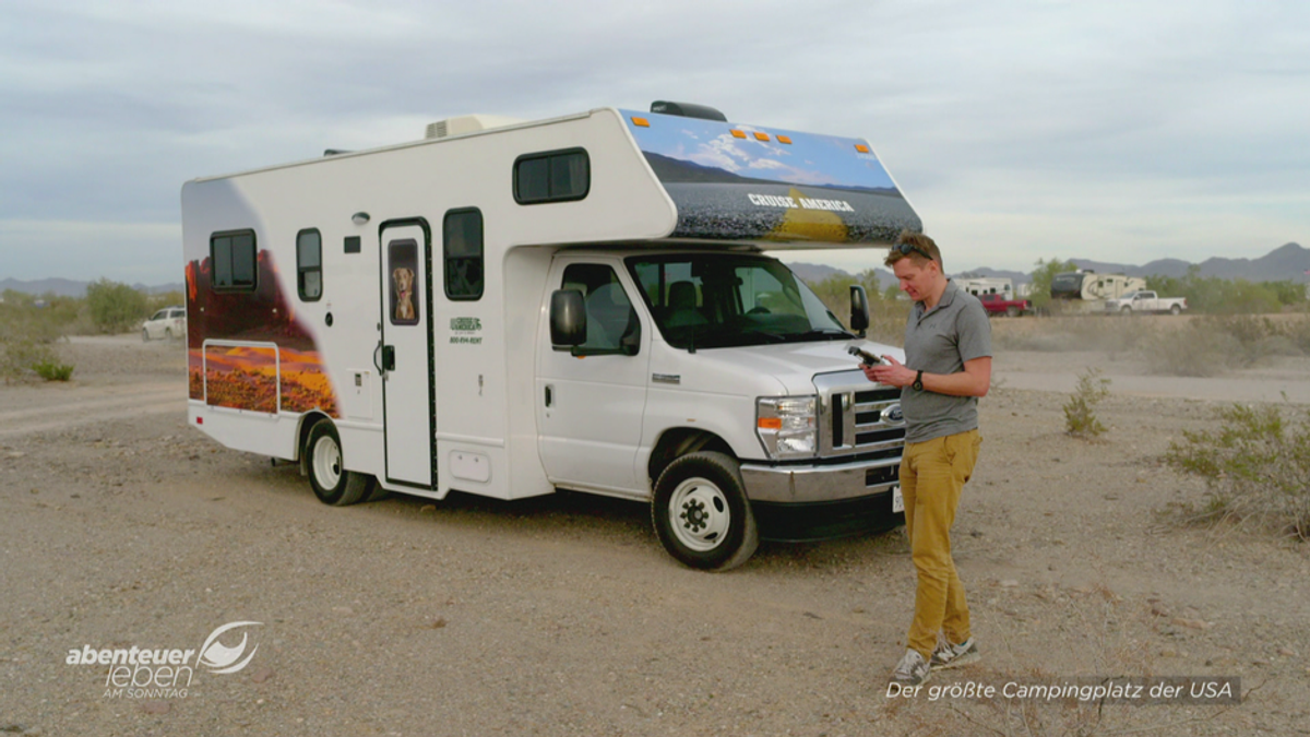 Der größte Campingplatz der Welt - mit dem Wohnmobil im US-Style durch die Wüste